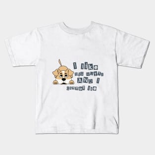 I like big mutts and I cannot lie Kids T-Shirt